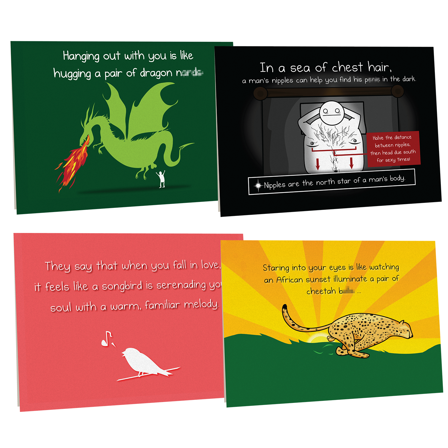 NSFW Love & Friendship Cards Vol. A - 4 pack - Image 2