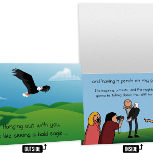Bald Eagle - NSFW Friendship Card