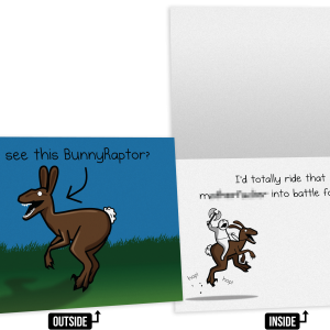 BunnyRaptor - NSFW Friendship Card
