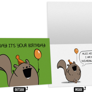 Chipmunk - NSFW Birthday Card