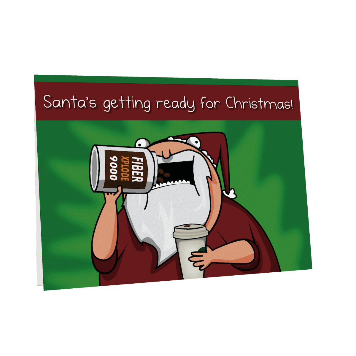 Santa's Fiber - NSFW Holiday Card - Image 2