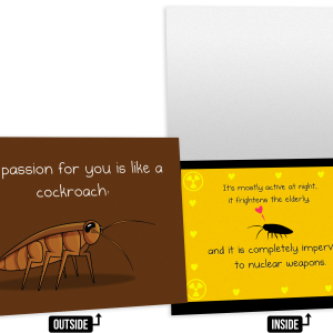 Cockroach - NSFW Love & Friendship Greeting Card