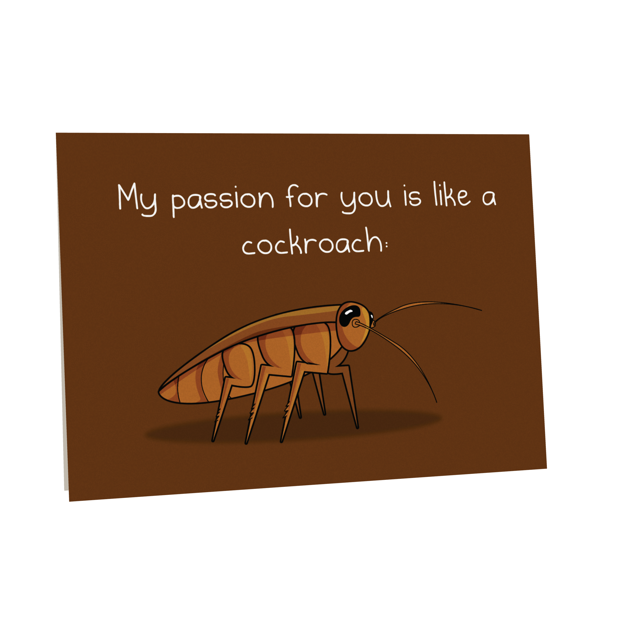 Cockroach - NSFW Love & Friendship Greeting Card - Image 2