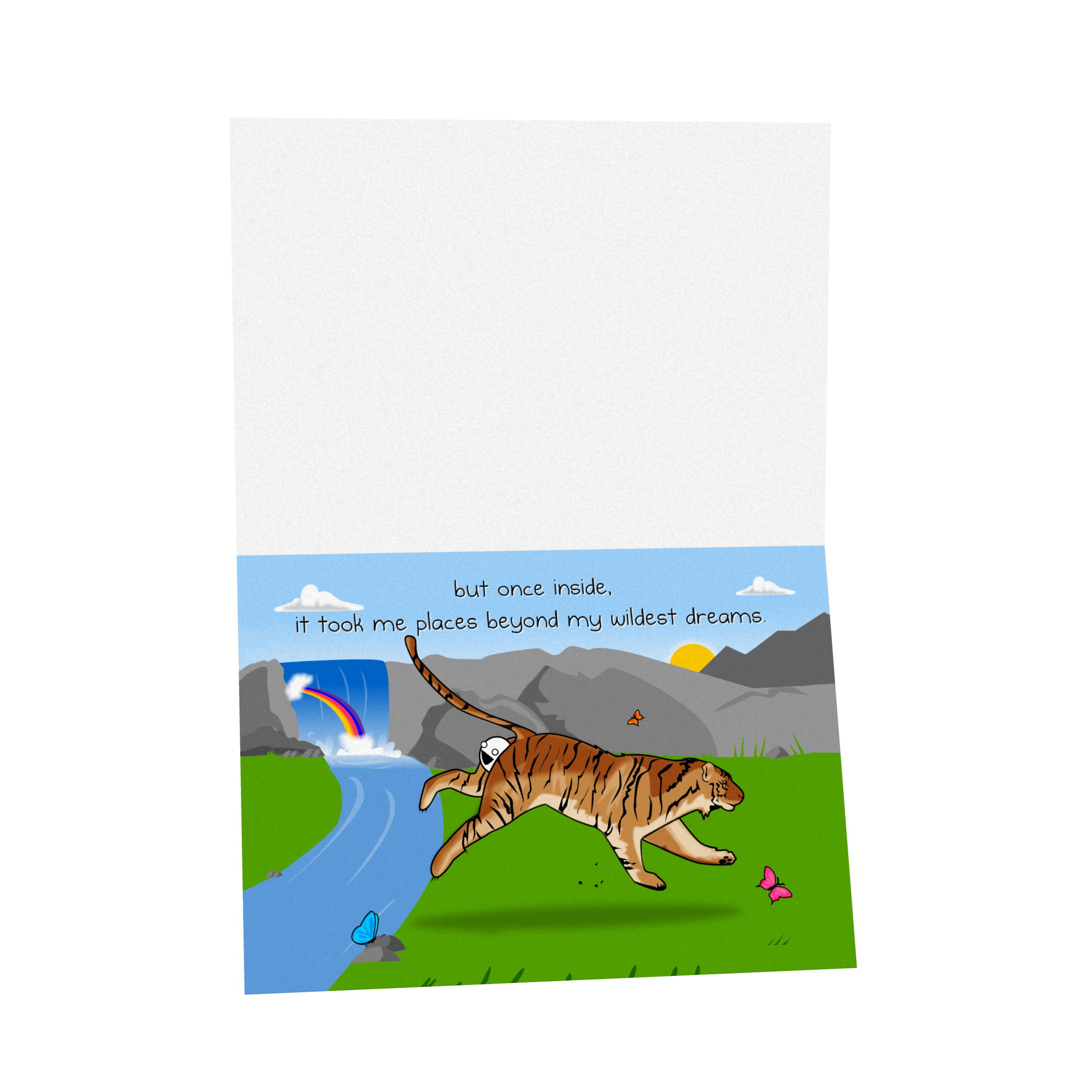 Tiger - NSFW Love & Friendship Greeting Card - Image 3