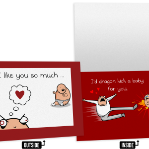 Baby Kick - NSFW Love & Friendship Greeting Card