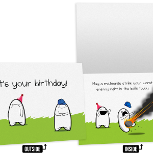Meteorite - NSFW Birthday Greeting Card