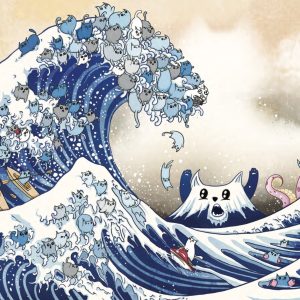 The Great Wave off Cat-a-gawa